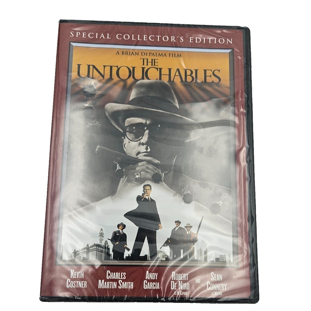 The Untouchables DVD Kevin Costner De Niro Connery Gangster Sealed‎